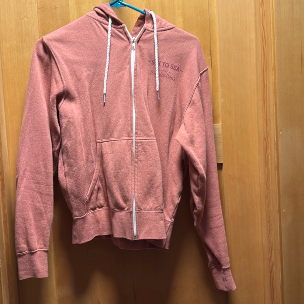 Women’s sweatshirt from Ski to Sea race.